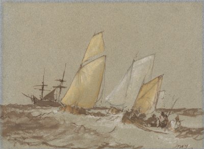 Scheepvaart door Joseph Mallord William Turner